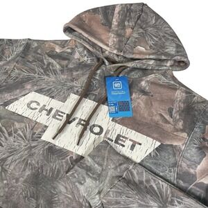 NWT Chevrolet Camouflage Hoodie Mens Small GM Official Licensed Product Pullover